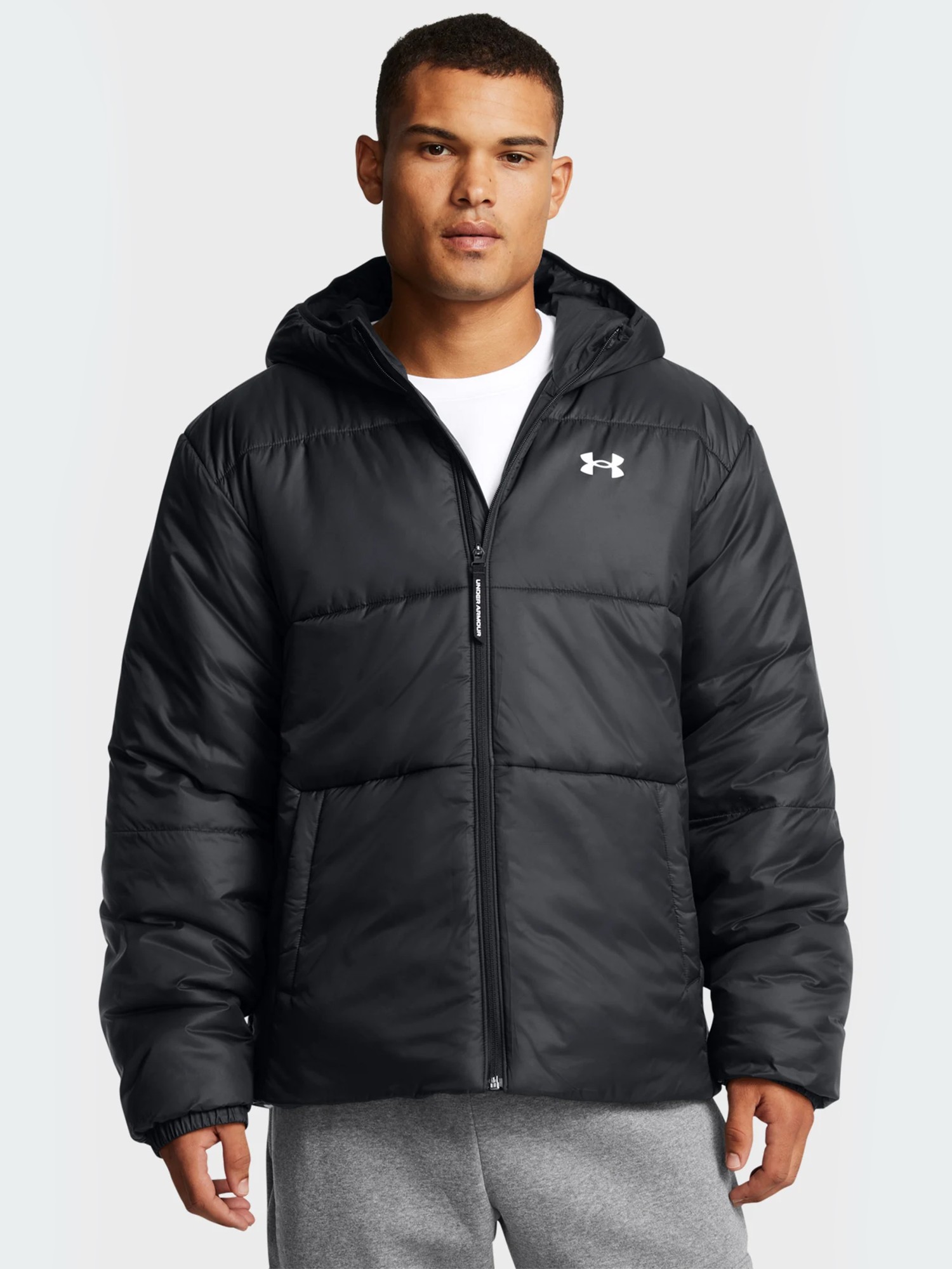 Куртка чоловіча Under Armour LW INSULATED JACKET чорна 1389182-001 изображение 2