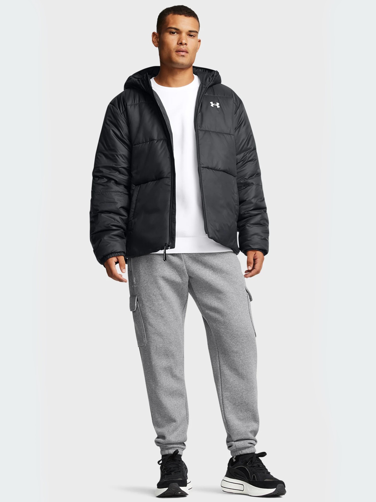 Куртка чоловіча Under Armour LW INSULATED JACKET чорна 1389182-001 изображение 4