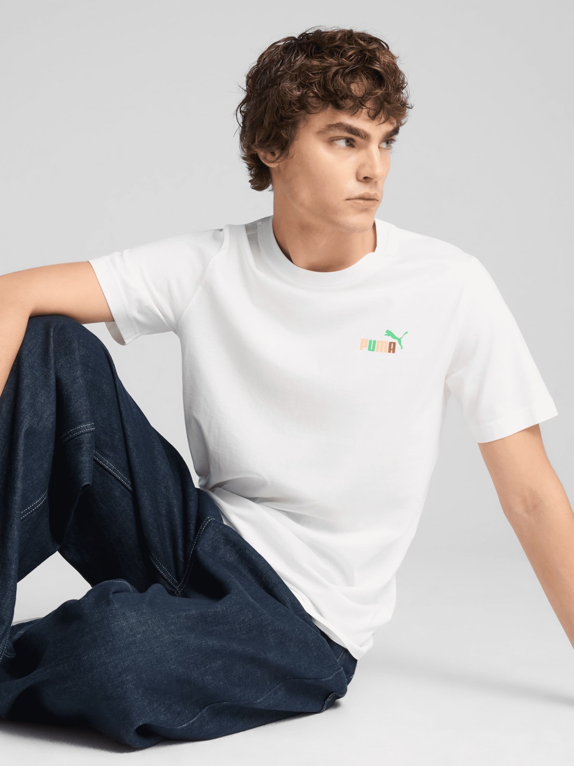 Футболка мужская Puma GRAPHICS PUMA Back Tee белая 68483202 изображение 3