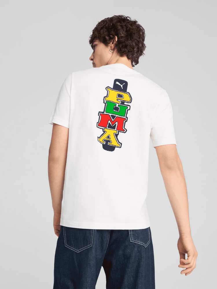 Футболка мужская Puma GRAPHICS PUMA Back Tee белая 68483202 изображение 4