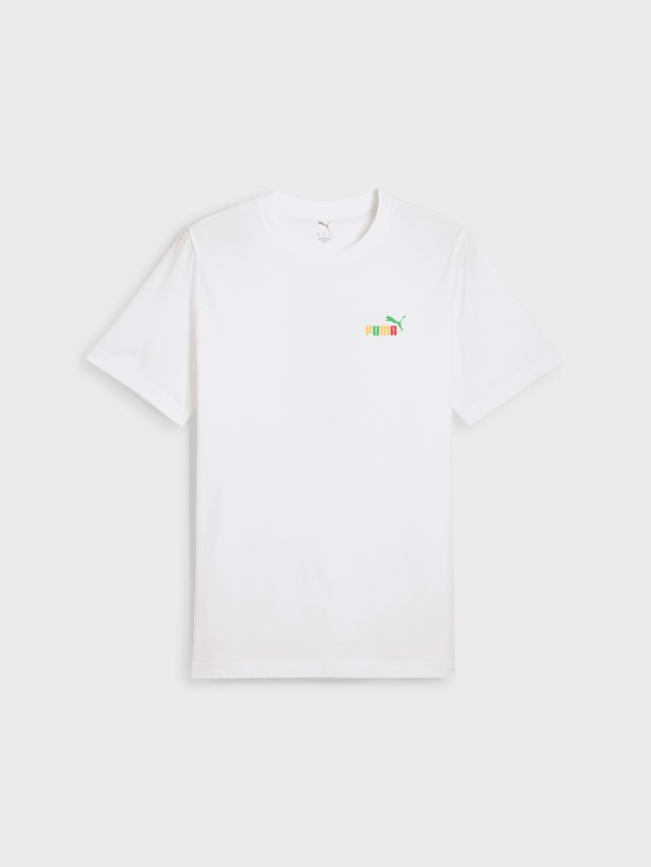 Футболка мужская Puma GRAPHICS PUMA Back Tee белая 68483202 изображение 5