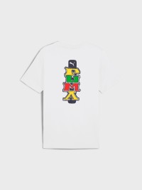 Футболка мужская Puma GRAPHICS PUMA Back Tee белая 68483202 изображение 6