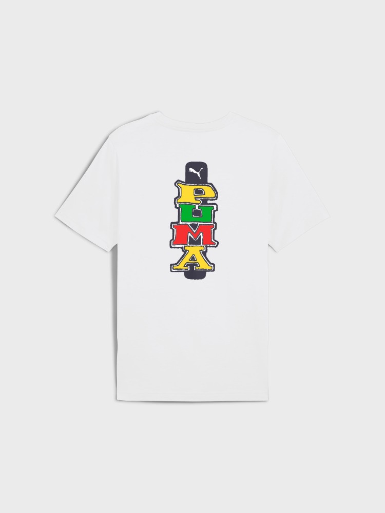 Футболка мужская Puma GRAPHICS PUMA Back Tee белая 68483202 изображение 6
