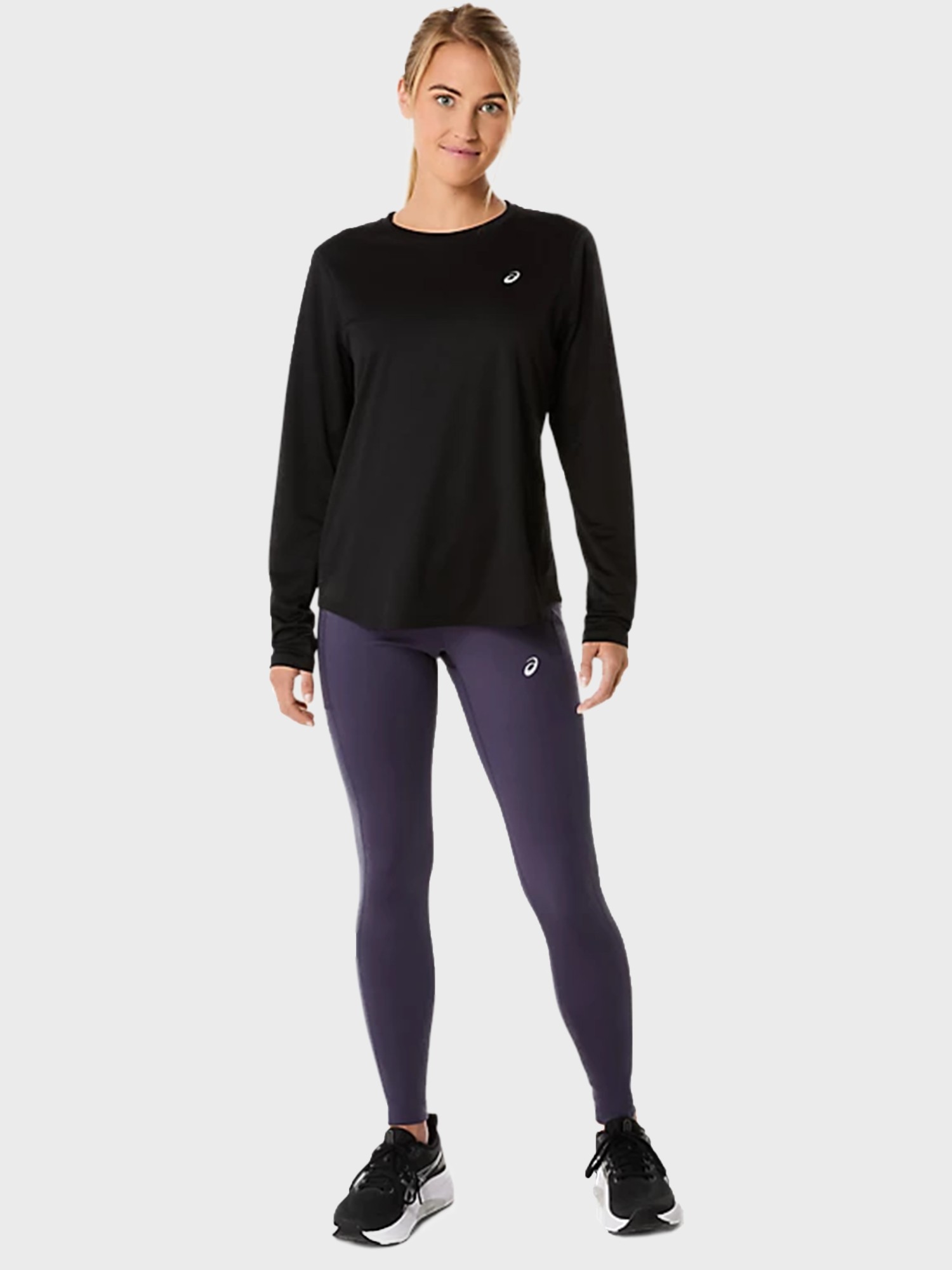 Футболка жіноча Asics ASICS CORE LS TOP чорна 2012D181-001 изображение 7