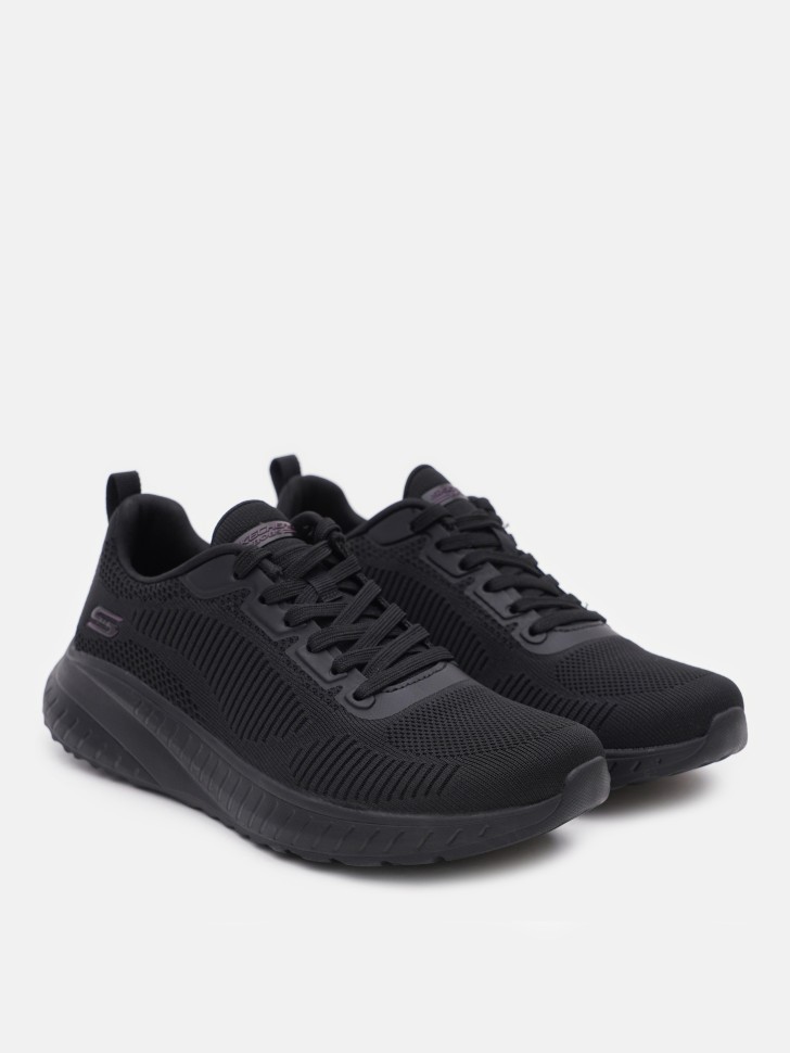Кроссовки женские Skechers Bobs Squad Chaos черные 117209 BBK изображение 3