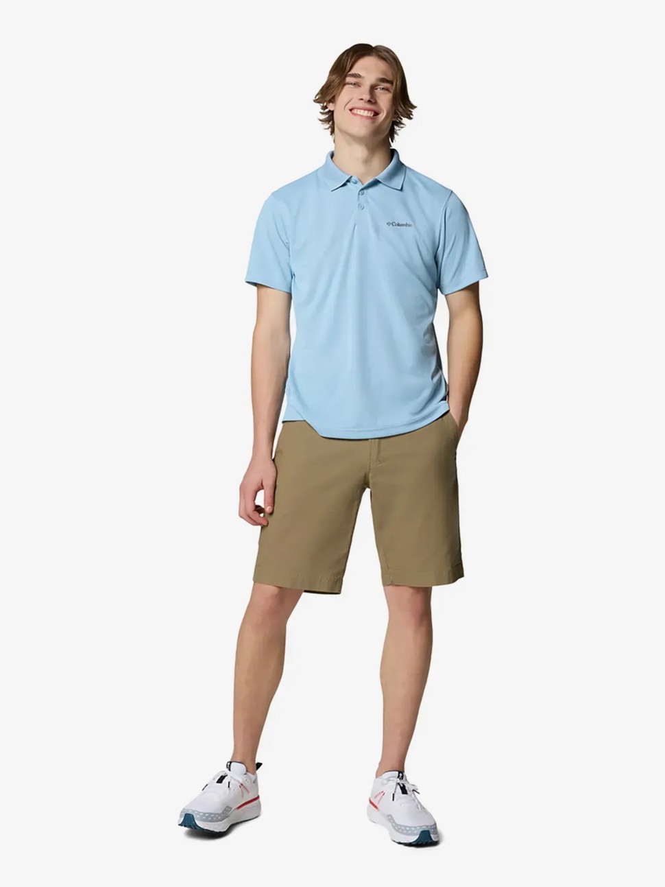 Поло чоловiче Columbia Utilizer™ Polo блакитне 1772051-431 — фото 5
