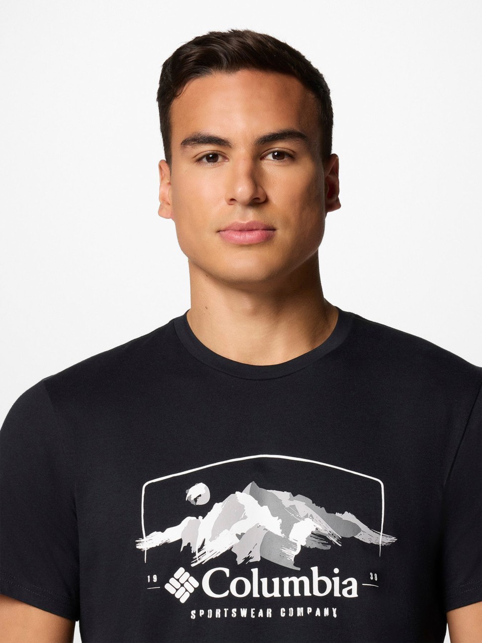 Футболка чоловiча Columbia Path Lake™ Graphic Tee II чорна 1934816-021 — фото 4
