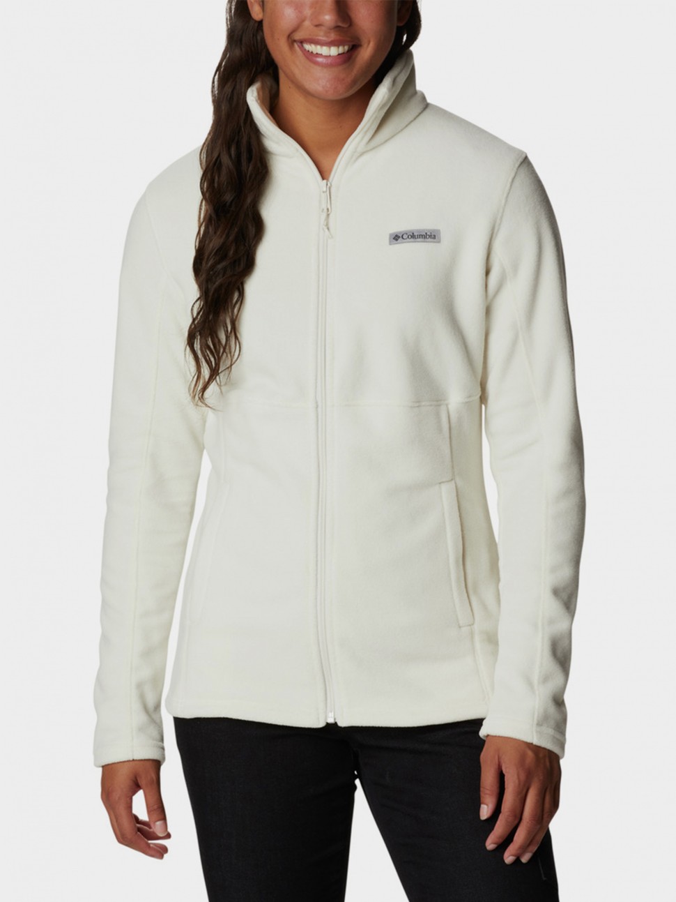 Толстовка жіноча Columbia W Basin Trail III Full Zip молочна 1938041-191 — фото 2