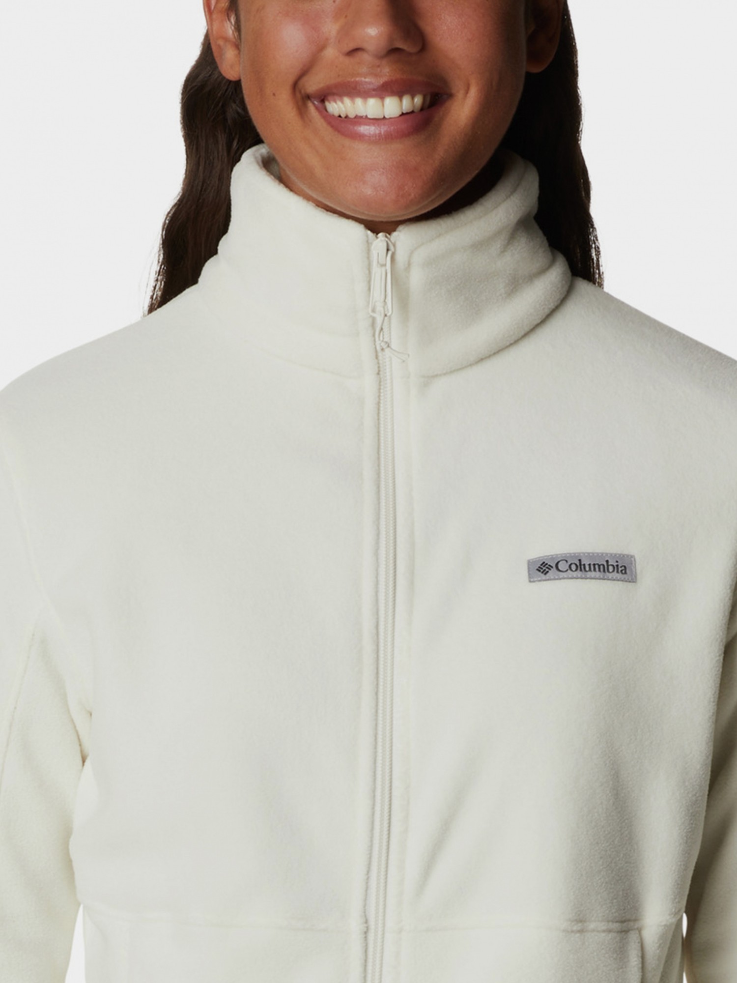 Толстовка жіноча Columbia W Basin Trail III Full Zip молочна 1938041-191 изображение 6