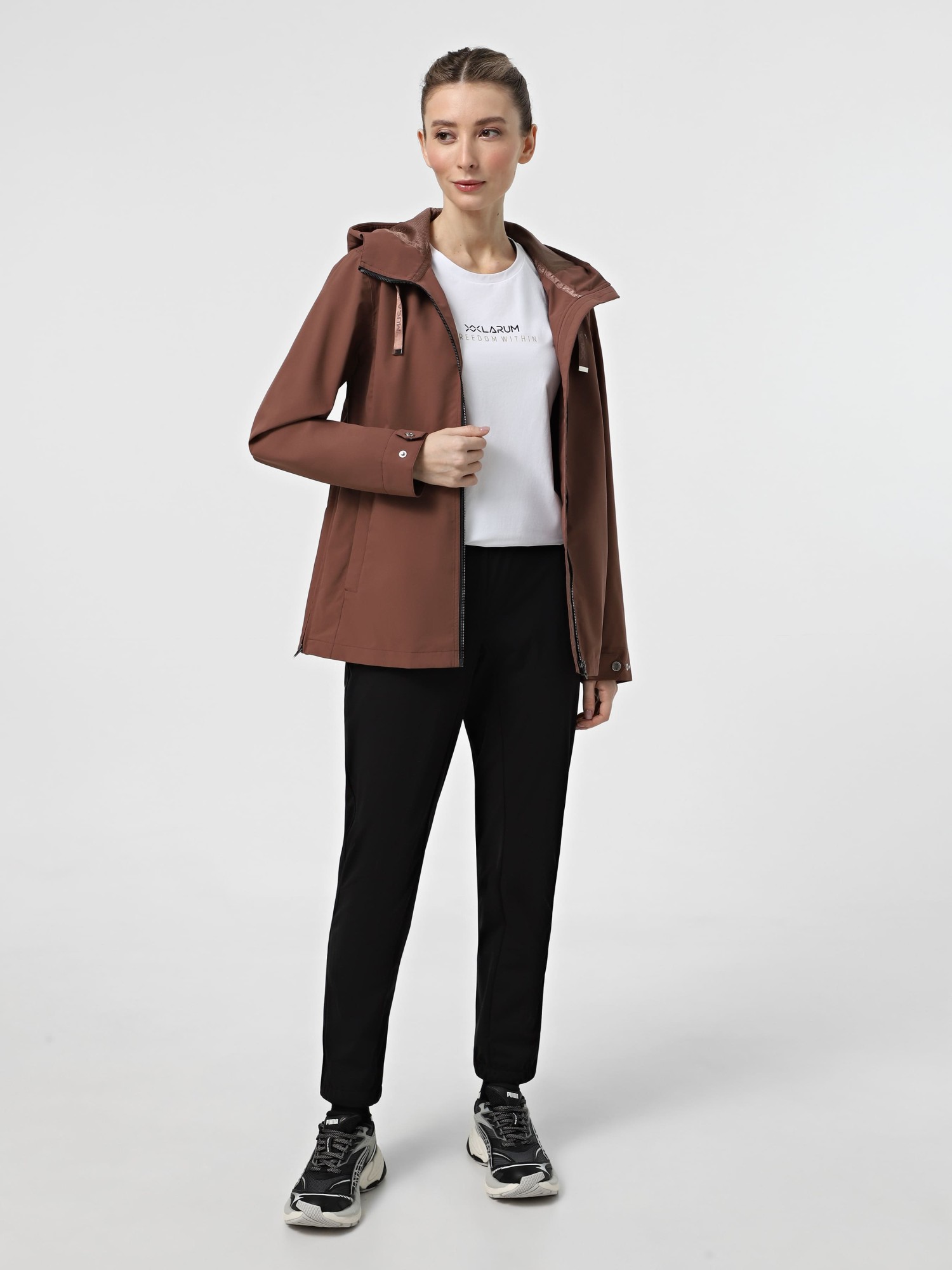 Вітрівка жіноча Larum Pacuta коричнева 422507-200  изображение 6