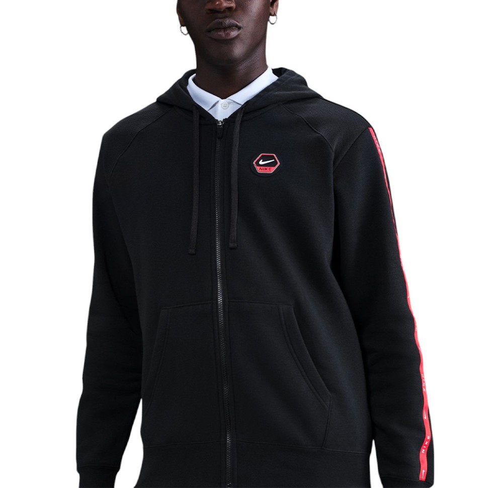 Толстовка чоловіча Nike M NSW CS HOODY FLC BB чорна IH4285-010 — фото 1