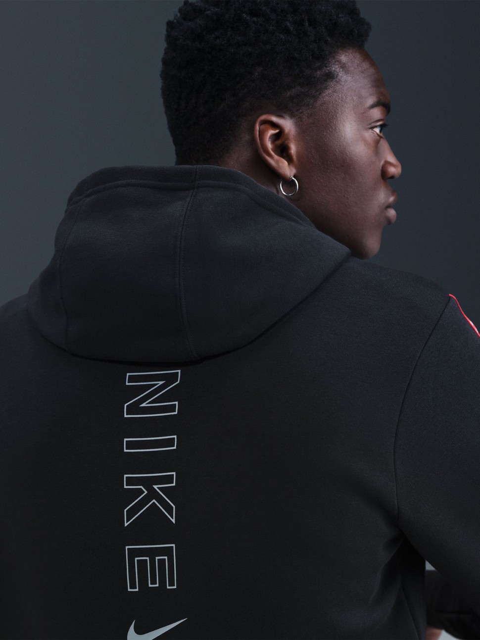 Толстовка чоловіча Nike M NSW CS HOODY FLC BB чорна IH4285-010 — фото 4