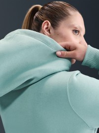 Толстовка жіноча Nike W NSW PHNX FLC STD FZ HDY бірюзова HJ0995-017 изображение 6