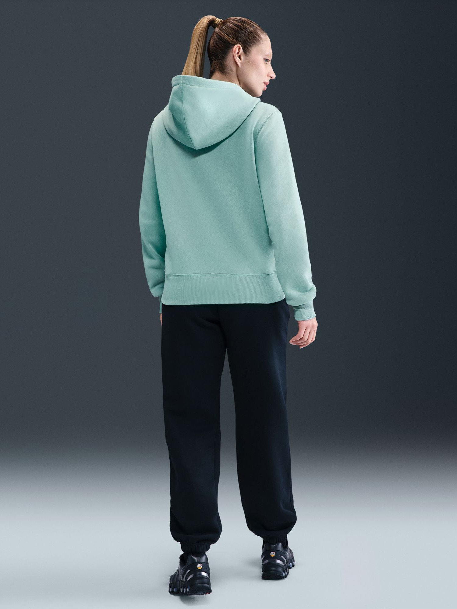 Толстовка жіноча Nike W NSW PHNX FLC STD FZ HDY бірюзова HJ0995-017 изображение 9