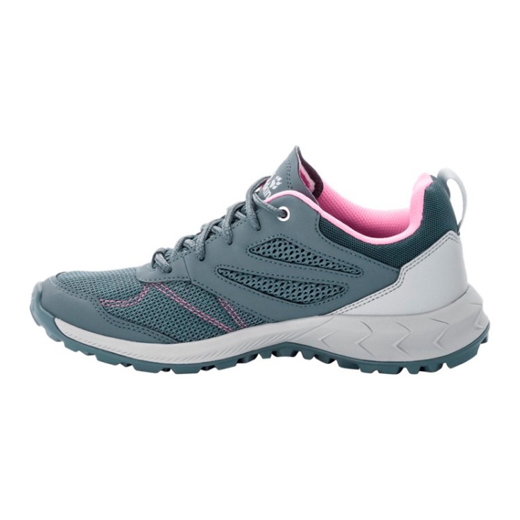 Кроссовки женские Jack Wolfskin Woodland Vent Low W серые 4039251-6331 изображение 2