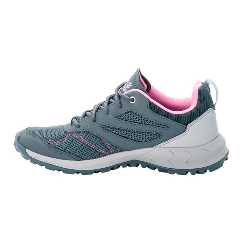 Кроссовки женские Jack Wolfskin Woodland Vent Low W серые 4039251-6331 изображение 2