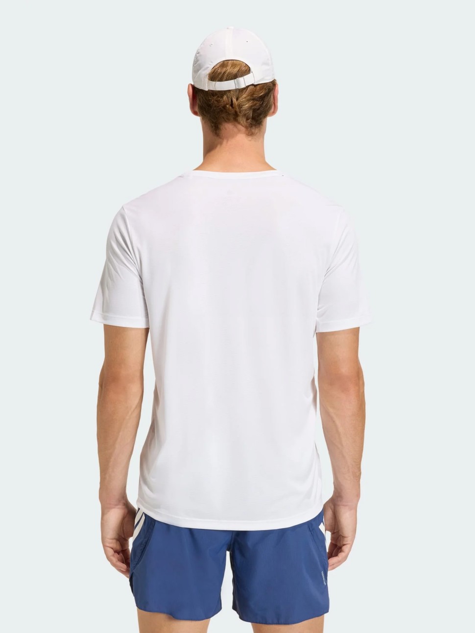 Футболка чоловіча Adidas Run Ess Tee M біла KB5960 — фото 3