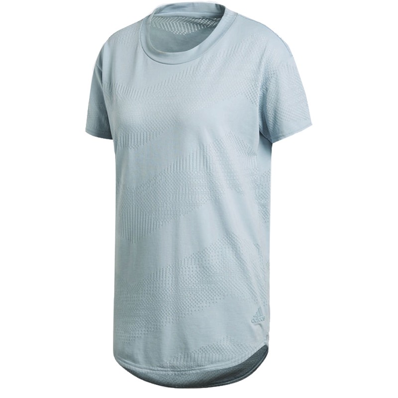 Футболка женская Adidas W Id Jq голубая CF2663 — Sport City Футболка женская Adidas W Id Jq голубая CF2663