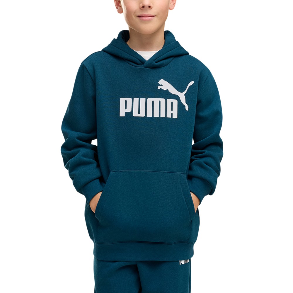 Толстовка детская Puma ESS No. 1 Logo Hoodie FL B зеленая 68490836