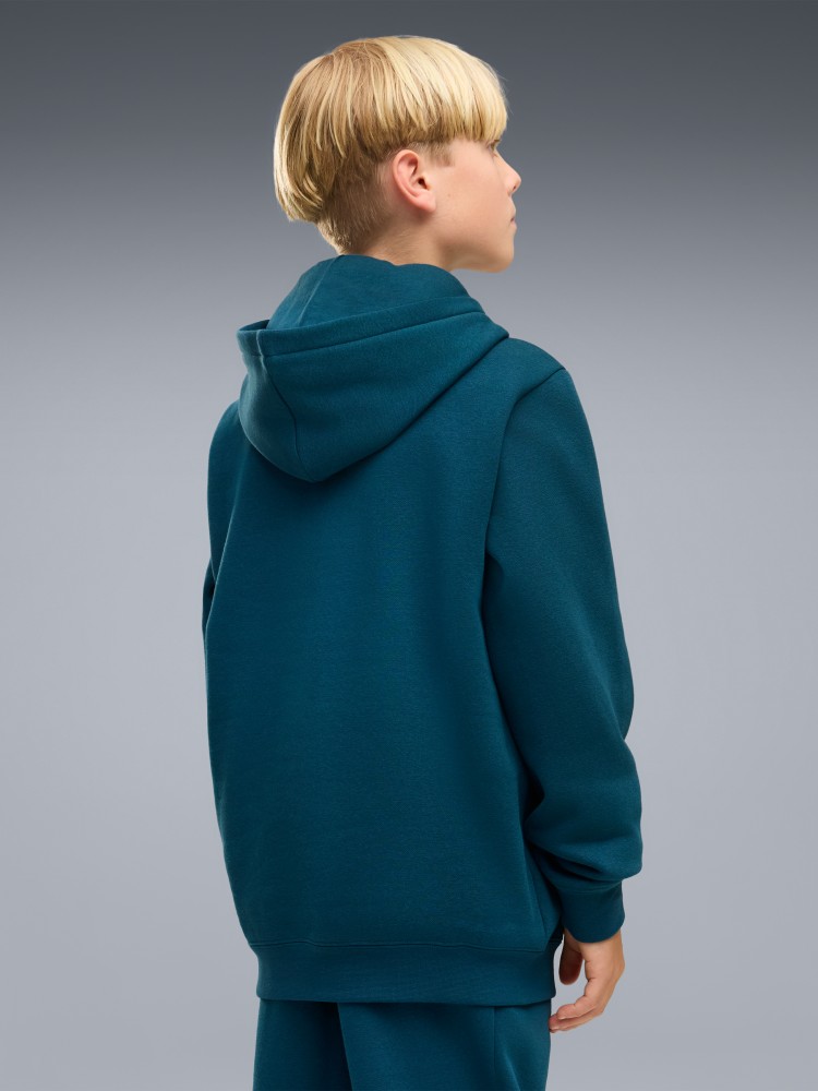 Толстовка детская Puma ESS No. 1 Logo Hoodie FL B зеленая 68490836 изображение 3