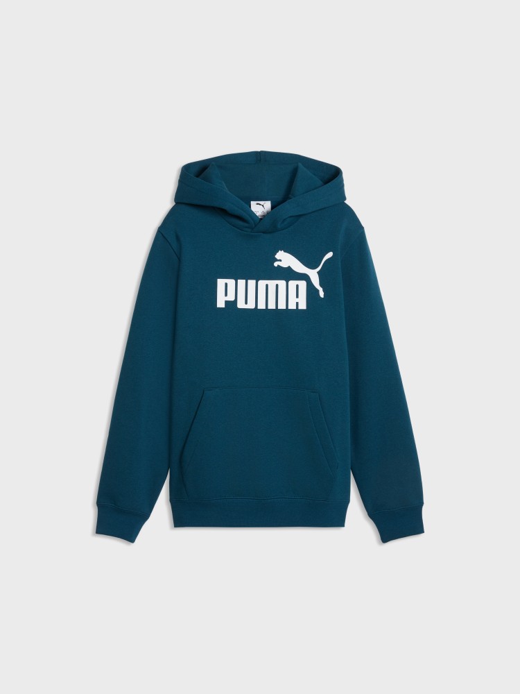 Толстовка детская Puma ESS No. 1 Logo Hoodie FL B зеленая 68490836 изображение 5