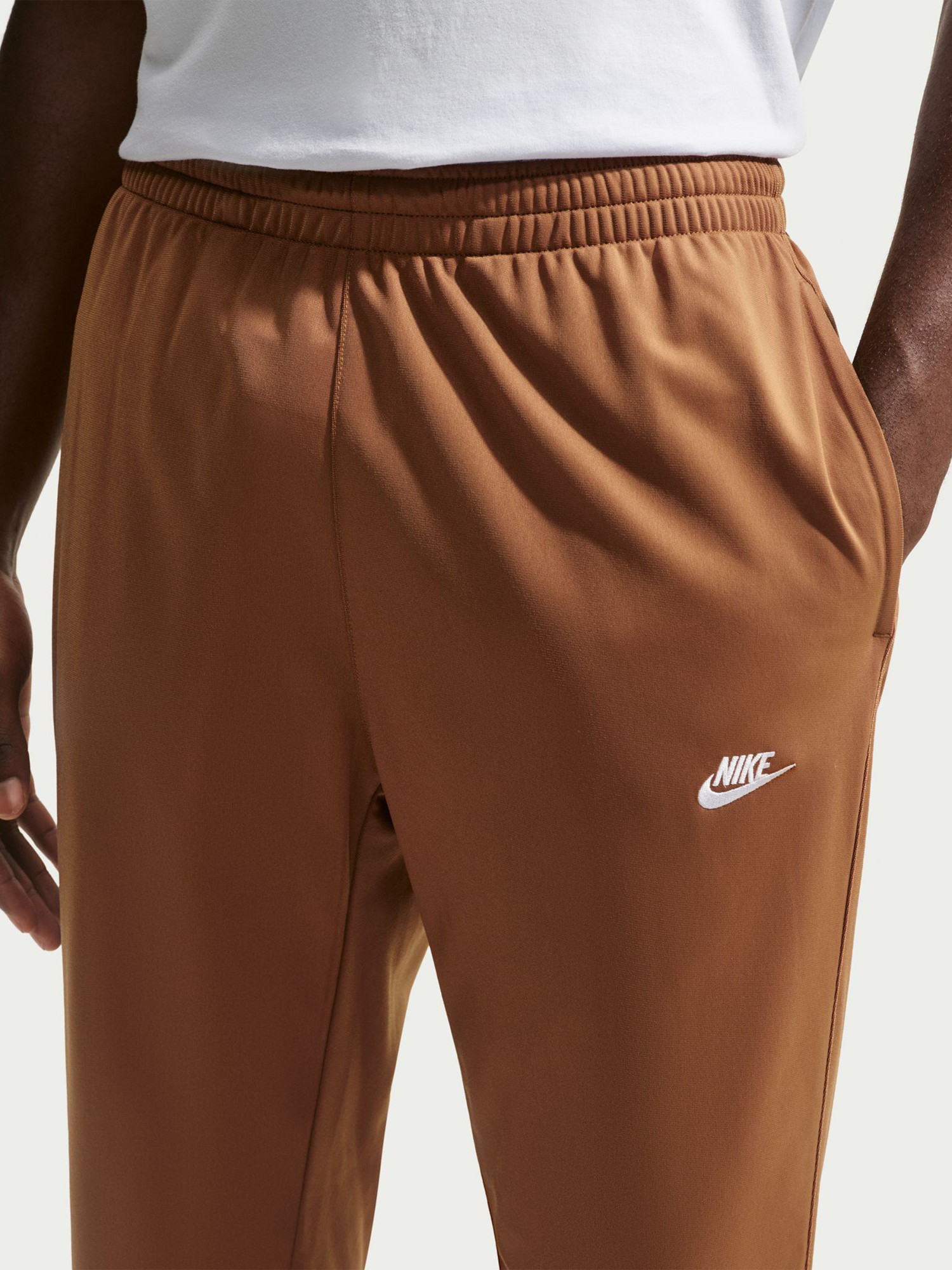 Костюм чоловічий Nike M NK CLUB PK TRK SUIT пісочний HV1444-270 изображение 6