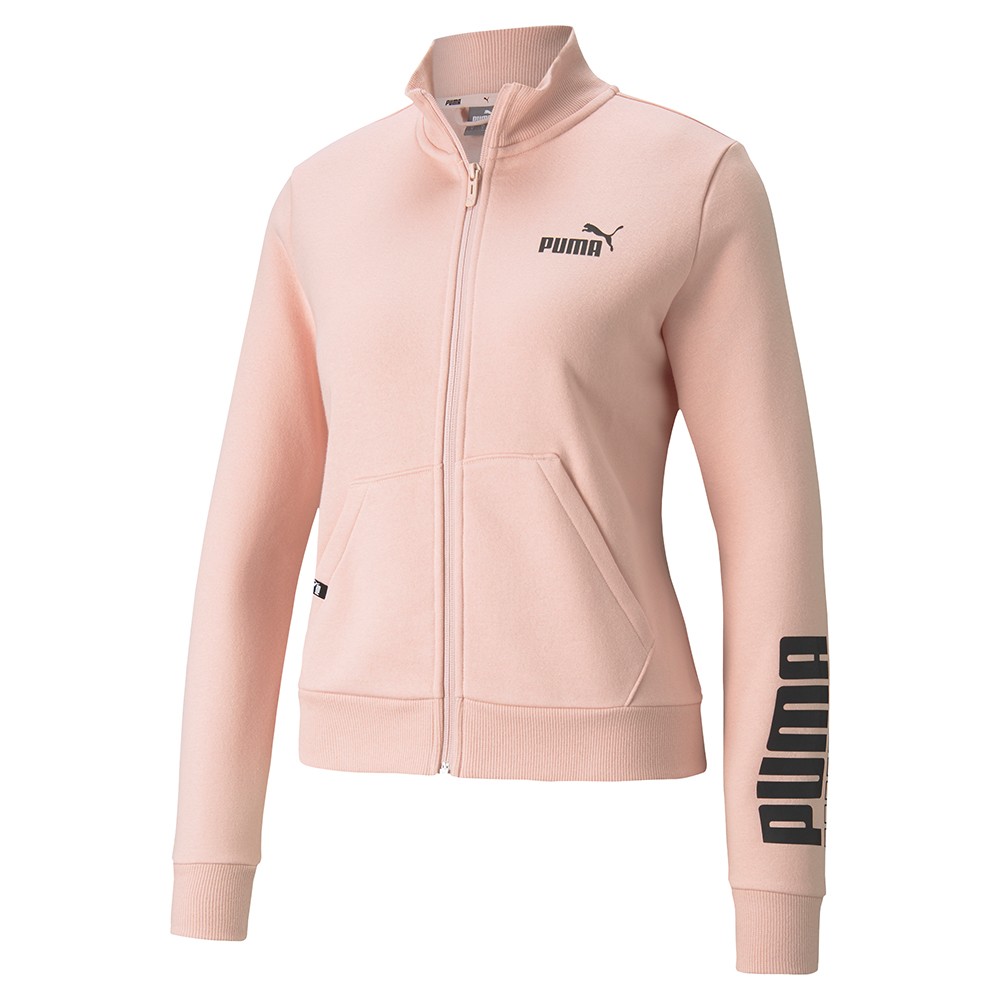 Толстовка женская Puma Puma Power Logo Track Jacket розовая 85593136 изображение 1