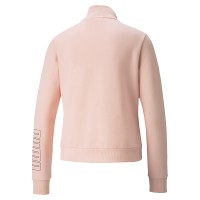 Толстовка жіноча Puma Puma Power Logo Track Jacket рожева 85593136 изображение 2