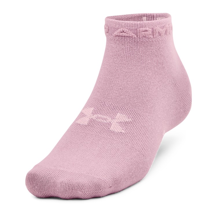 Носки  Under Armour Ua Essential Low Cut 3Pk розовые 1365745-698 изображение 2
