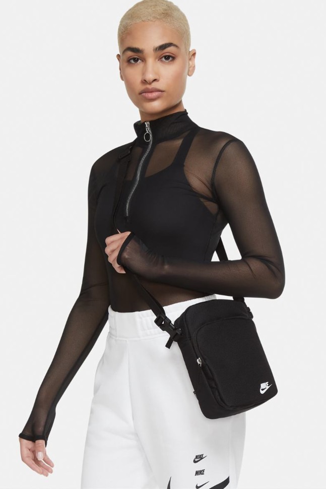 Сумка Nike Nk Heritage Crossbody -  Fa21 черная DB0456-010 изображение 6