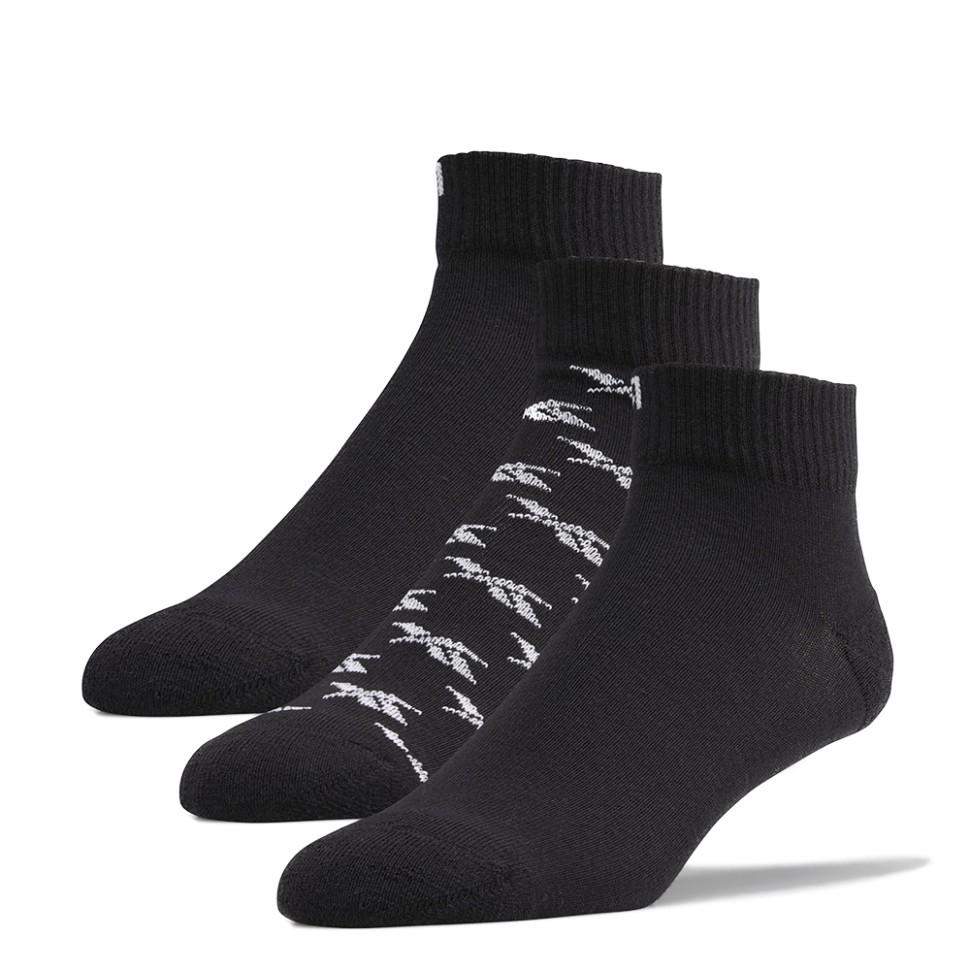 Шкарпетки Reebok Cl Fo Ankle Sock 3P чорні GG6675 — фото 1