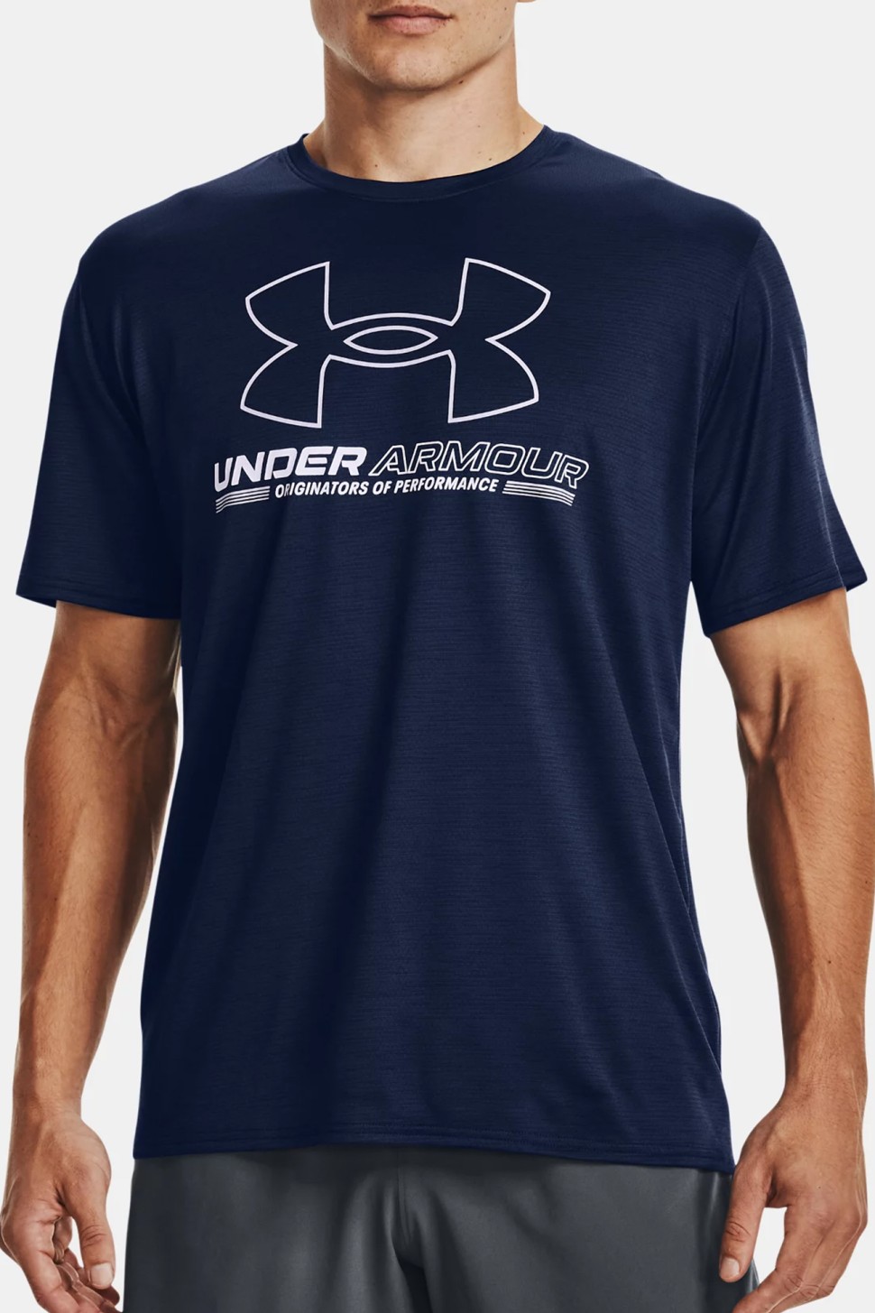 Футболка мужская Under Armour Ua Training Vent Graphic Ss синяя 1370367-408 — фото 2 — Sport City Футболка мужская Under Armour Ua Training Vent Graphic Ss синяя 1370367-408 — фото 2