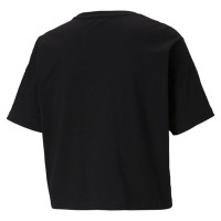 Футболка женская Puma Puma Logo Cropped Tee черная 58789901 изображение 2