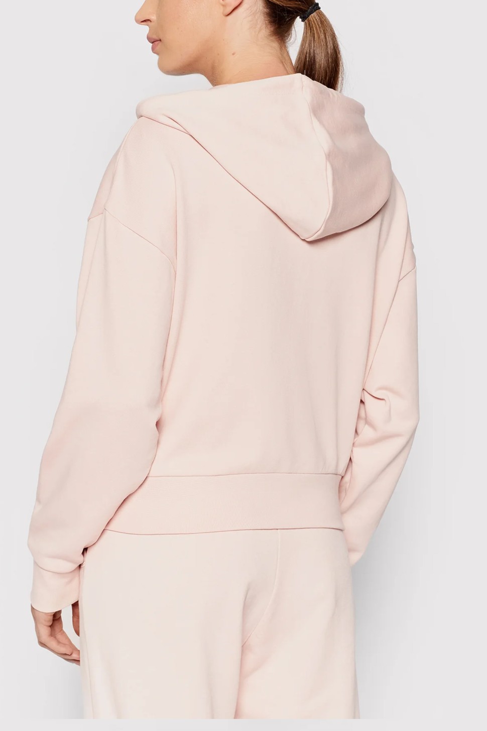 Толстовка жіноча Puma Her Full-Zip Hoodie Tr рожева 58952136 — фото 3