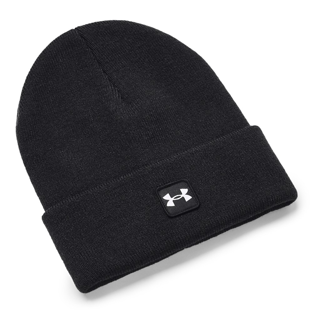 Шапка Under Armour UA Halftime Cuff черная 1373155-001