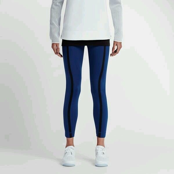 Леггинсы женские Nike TIGHT синие 726021-423 — фото 8