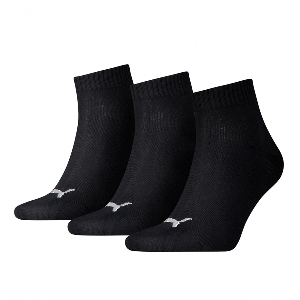 Шкарпетки Puma Unisex Quarter Plain чорні 90697832 — фото 1