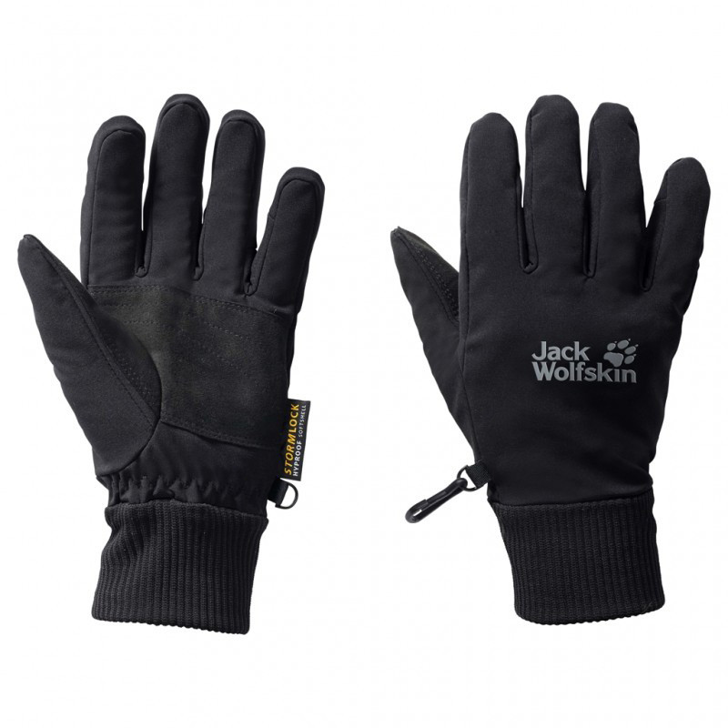 Перчатки Jack Wolfskin черные 1901121-6000