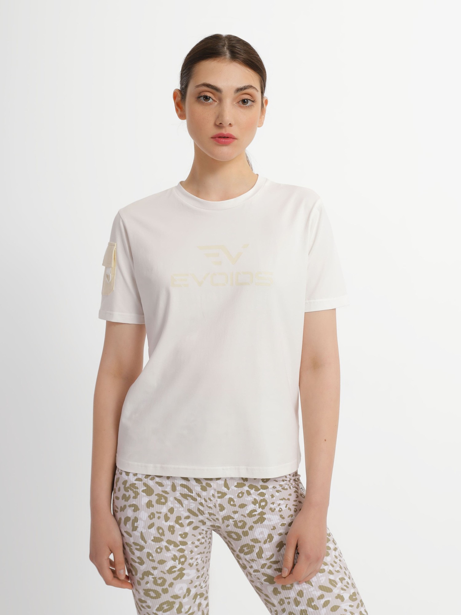 Футболка жіноча Evoids Glen біла 552331-100 изображение 2