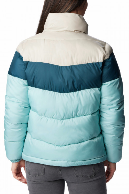 Куртка жіноча Columbia Puffect™ Color Blocked Jacket м'ятна 1955101-321 изображение 7