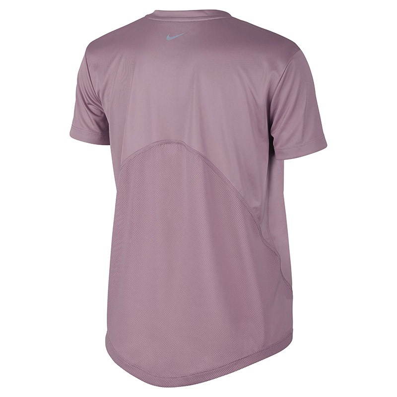 Футболка женская Nike Miler Running Top V-neck фиолетовая AT6756-515 изображение 2