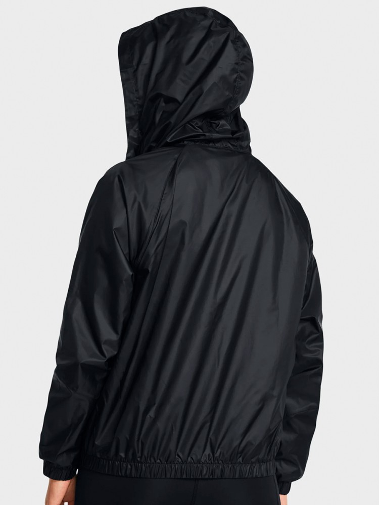 Вітрівка жіноча Under Armour UA SPORT WINDBREAKER JKT чорна 1382698-001 изображение 3