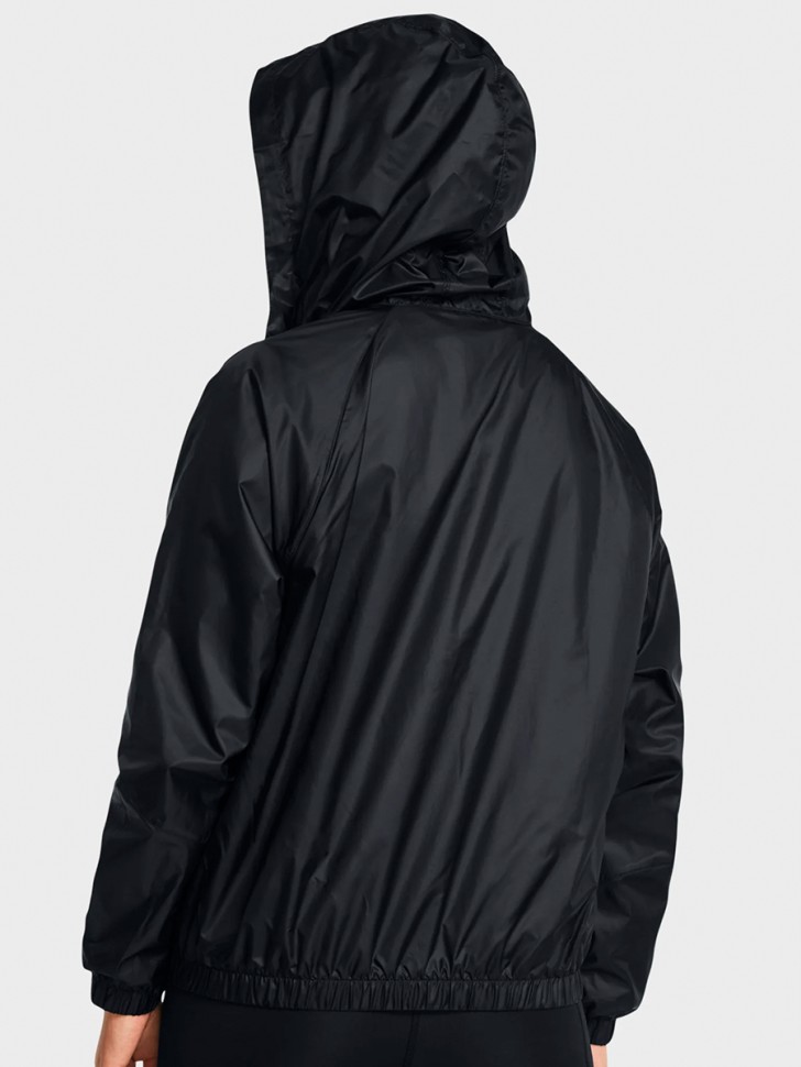 Вітрівка жіноча Under Armour UA SPORT WINDBREAKER JKT чорна 1382698-001 изображение 3