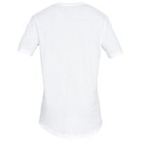 Футболка мужская Under Armour SPORTSTYLE SS DROP HEM белая 1329617-100 изображение 2