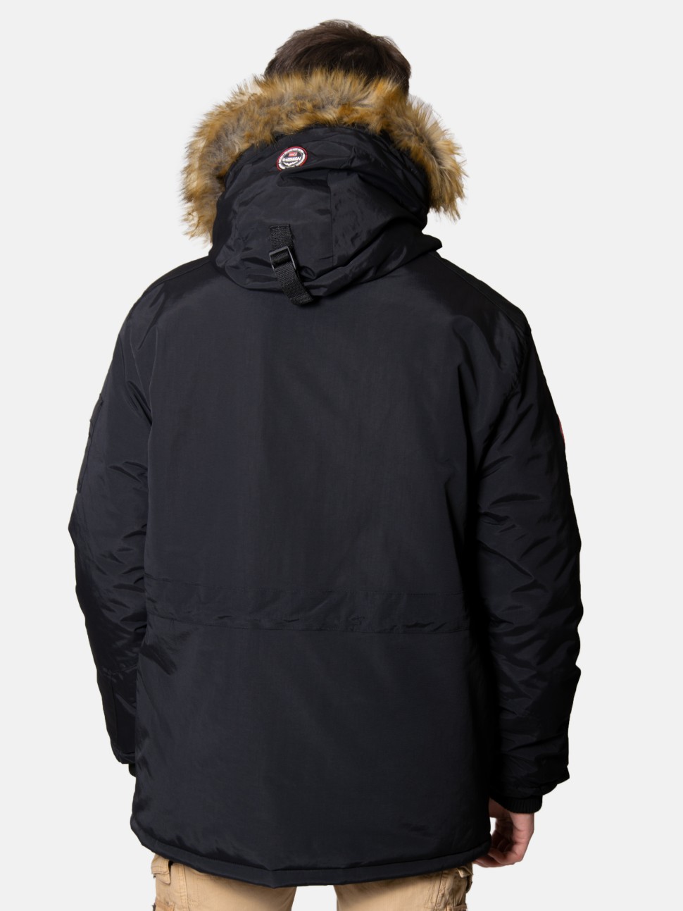 Куртка чоловіча Geographical Norway чорна WR054H-010 — фото 4