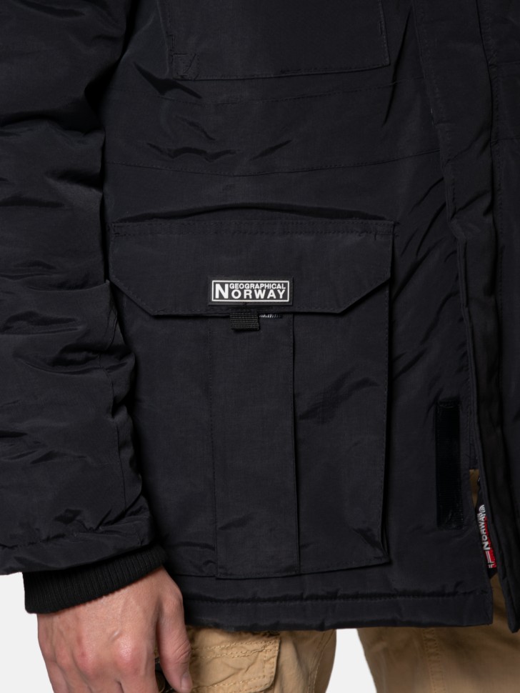 Куртка мужская Geographical Norway черная WR054H-010 изображение 5