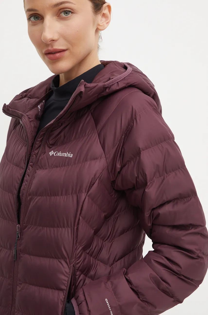 Куртка жіноча Columbia Powder Lite™ II Hooded Jacket бордова 2089391-607 — фото 3