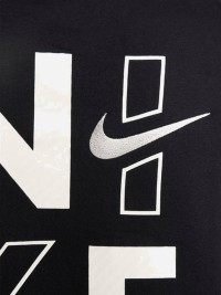 Толстовка жіноча Nike W NSW FLC OS CREW GLS чорна HM4318-010 изображение 6