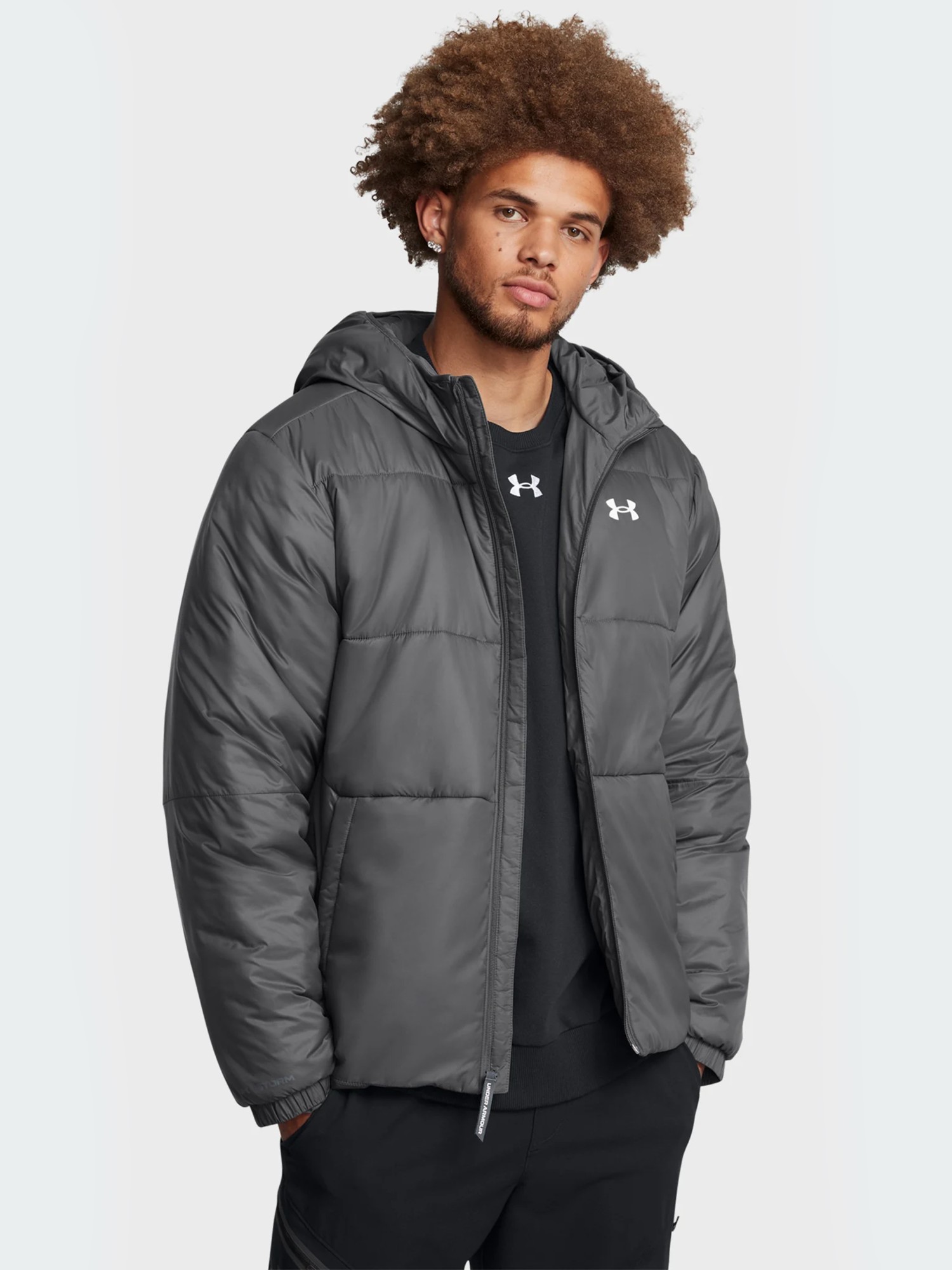 Куртка чоловіча Under Armour LW INSULATED JACKET сіра 1389182-025 изображение 2