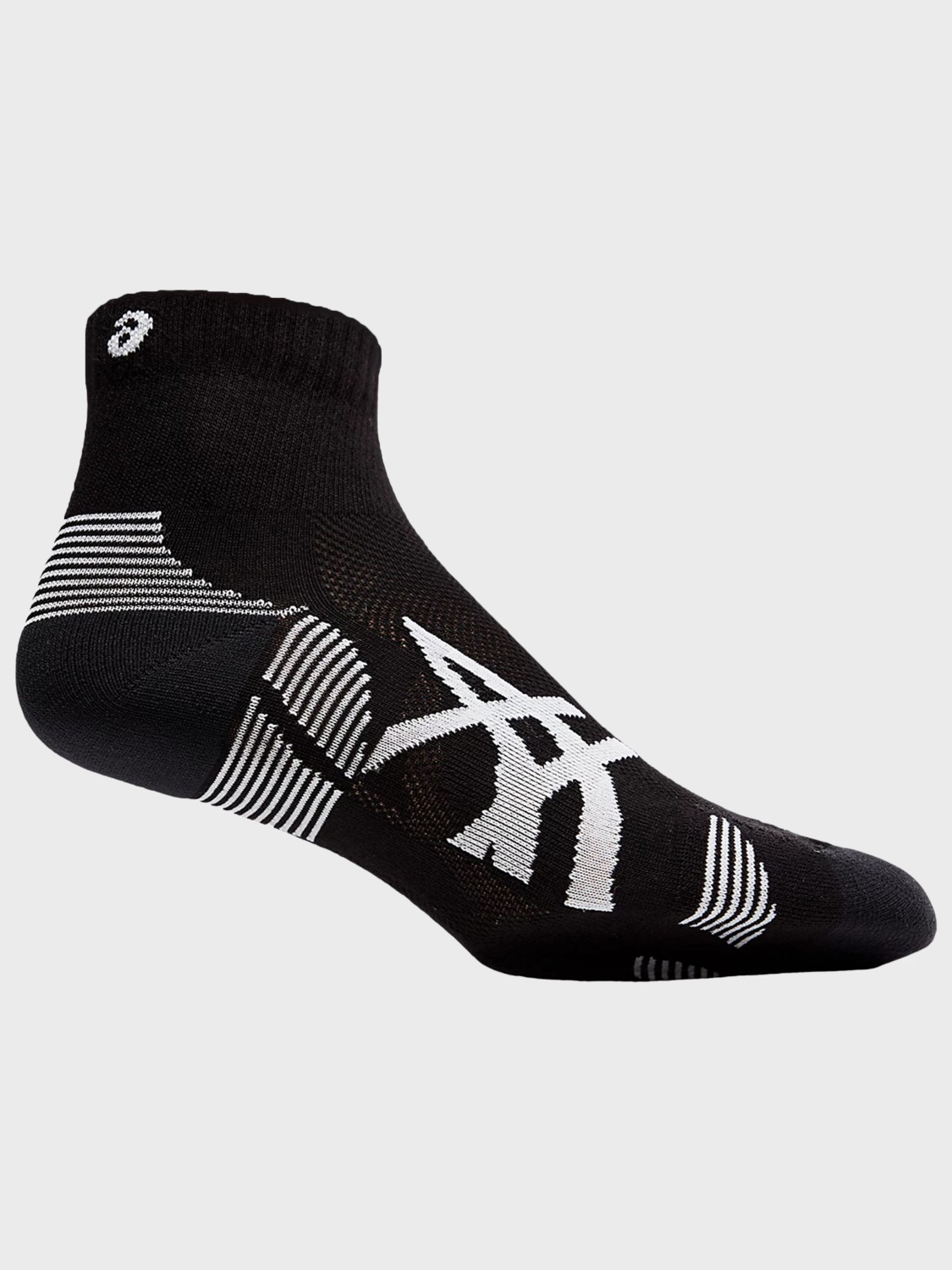 Шкарпетки Asics 2PPK CUSHION RUN QUARTER SOCK чорні 3013A800-002 изображение 3